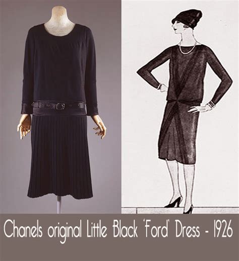 1926 vogue chanel little black dress|chanel's first little black dress.